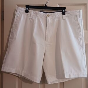 Nautica White Cotton Deck Shorts Size 38